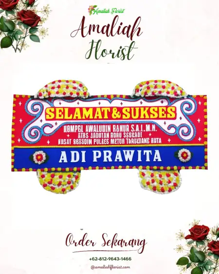 Papan Bunga Ucapan Selamat Merapi Barat